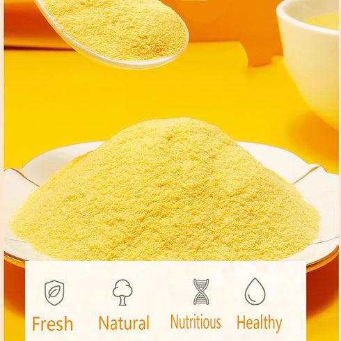QLMLWR Powder,453g Can(1pcs) Corn PowderCorn SoupChinese Soup Yam And Pueraria,Ready-To-Eat Breakfast Porridge, Chinese