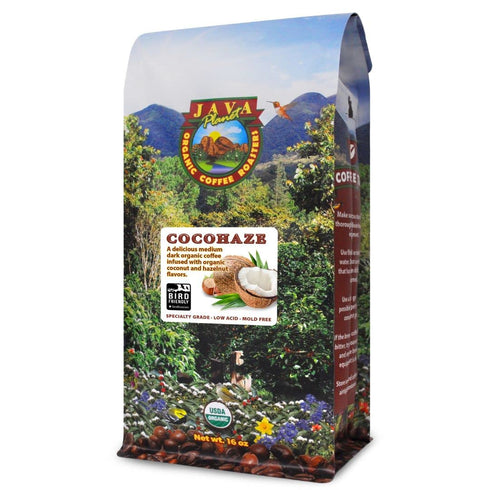 Low Acid Organic Coffee Whole Bean, Mold-Free & Stomach Friendly by Java