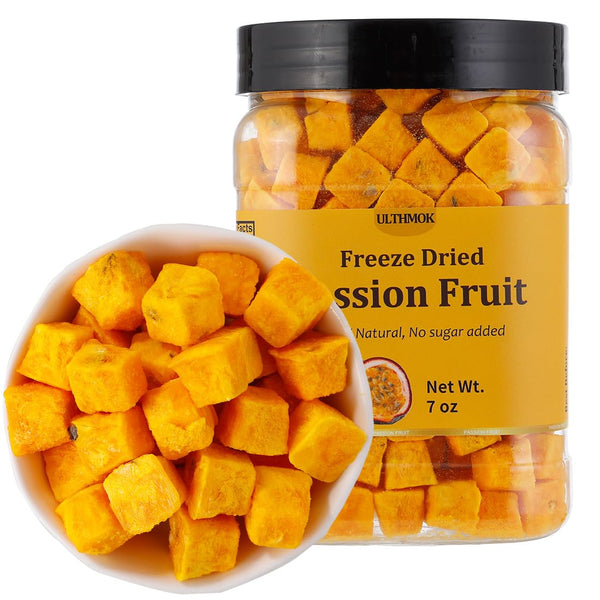 Premium Freeze Dried Passion Fruit 7 Oz/199g,Frozen Passion Fruit Tea,100% Natural &