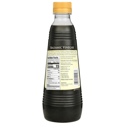 16 oz Pompeian Gourmet Balsamic Vinegar - fl - Vinegar for Cooking - Sweet and Tangy Flavor for Salad Dressings
