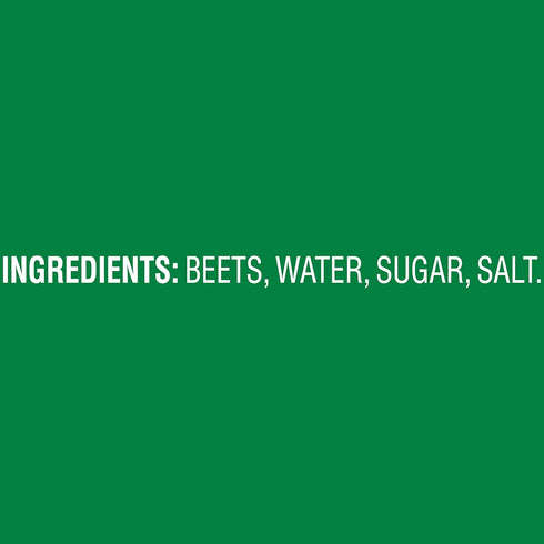 14.5 oz. (Pack 12) Del Monte Fresh Cut Sliced Beets, Can, Canned Vegetables