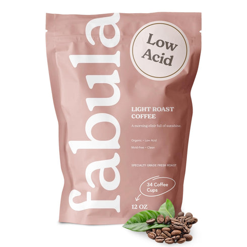 Fabula Coffee Light Roast Whole Beans - Organic - Low Acid -