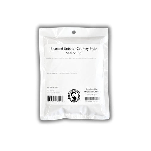 Bearded Butchers Country Style Seasoning, 8oz Seasons Up to 25 lbs Meat