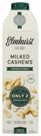 ELMHURST Unsweetened Cashew Milk, 32 FZ
