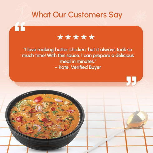 Simmer 12 (5.29 oz Food Earth Indian Sauce Butter Chicken Organic, Vegan, Gluten-Free, GMO-Free Microwavable Cooking