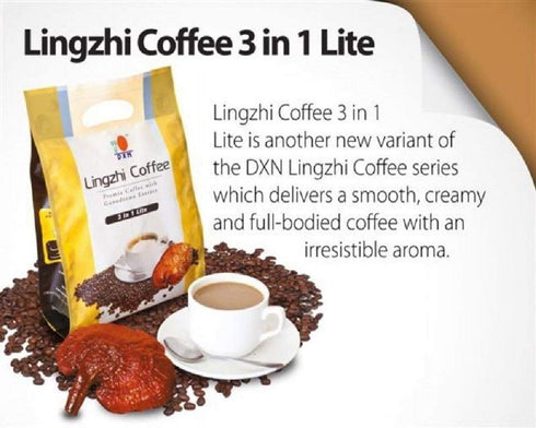 3 1 20 DXN Lingzhi in Lite Ganoderma Coffee Sachets