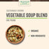 1lb Frontier Co-op Organic Vegetable Soup Blend - Low Sodium Soup Mix, Dehydrated Veggies and Parsley - Dried