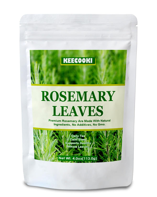 TEEYKUKI Dried Rosemary Leaves, 4.0oz(114g), Dried Rosemary Leaf Tea, Sun Dried, No Additives