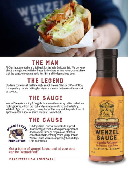 #1 12oz 2-pack Wenzel | Sandwich Hot Sauce Spicy Tangy Delicious Makes For A Legendary Meal, Bottle