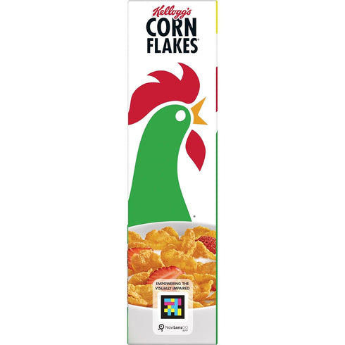 24oz (1 Kellogg's Corn Flakes Breakfast Cereal, Kids Cereal, Family Breakfast, Giant Size, Original, Box Box)