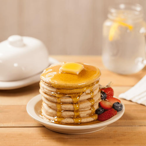 32 oz (2) Multigrain Whole Wheat Pancake Mix by New Hope Mills - Sugar-Free & Fiber-Rich - Delicious Breakfast Solution