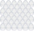 Chochkees 2.25" Inch (25-Pack) Fillable Transparent Easter Eggs with Hinge Bulk Clear Bright Plastic Easter Eggs