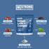 15g 12 Strong Coffee Co. Dark Mocha Instant Latte | Organic Coffee with Collagen Protein | Lions Mane & L-Theanine |