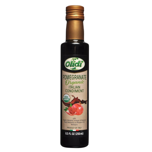 Olidi Pomegranate Flavored Balsamic Vinegar of Modena 8.5 oz (Pack of 2)