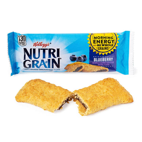 16 Pack Kellogg's Nutri - Grain Blueberry Cereal Bar