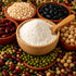 Generic (Pack 3) 5 100g of Color Bean Powder - Fine Ground Mixed Bean Flour for Smoothies, Porridge, and Baking