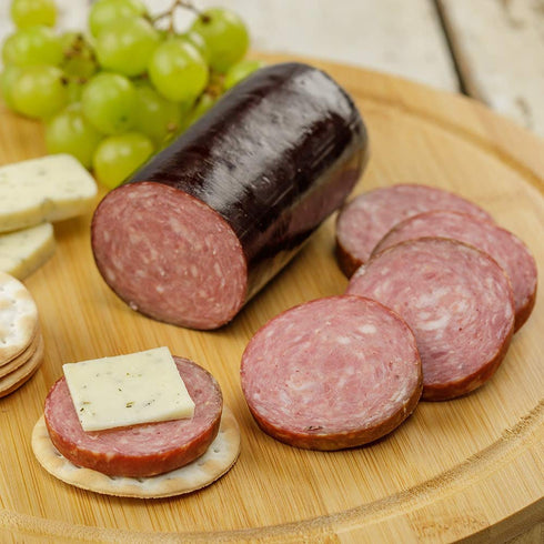 Troyer Cheese Inc Summer Country Pack 2 Sausage Plain from Amish Slice and Enjoy