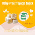 (3-Pack, 1.76 oz Juju-Oops Freeze-Dried Mango Mylk Crunch Vegan Soy Milk Fruit Bites with Real Mango Pieces | Healthy