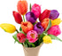 Stargazer Barn 15 Stem Rainbow Tulips Bouquet Mothers Day Flowers for Mom