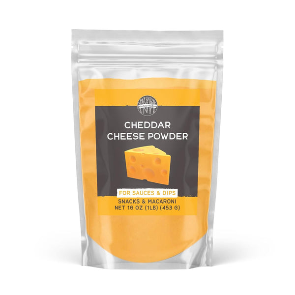 Birch & Meadow 1lb of Cheddar Cheese Powder, Macaroni & Cheese, Sauces,