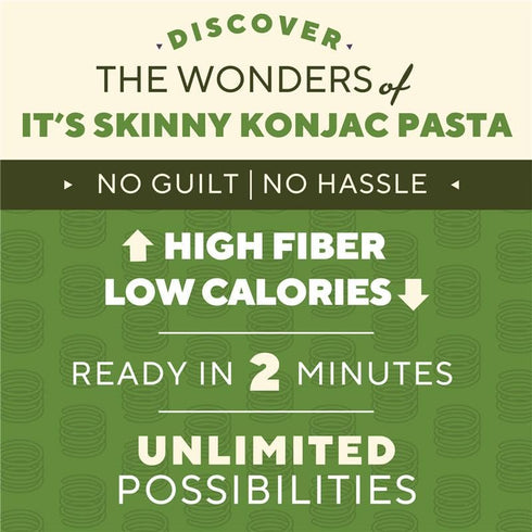 4.5 2 (6 Packs) Its Skinny Pearl Couscous Low Carb Pasta, Gluten Free, Keto & Vegan-Friendly, Shirataki Konjac