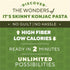(12-Pack) Its Skinny Fettuccine & Pearl Couscous Bundle Pre-Cooked Konjac Shirataki Noodles, Gluten-Free, Vegan