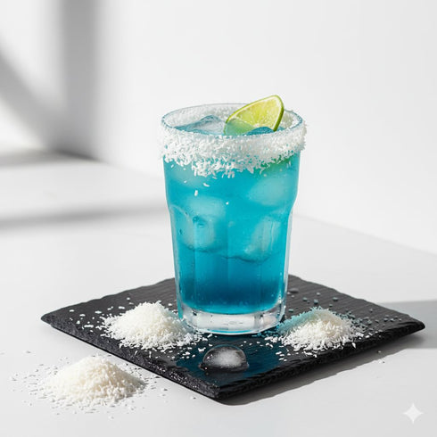 (16oz) Garnishes & Dreams Dehydrated & Dried Shredded Coconut Natural Tropical Flakes for Baking, Desserts, Cocktails
