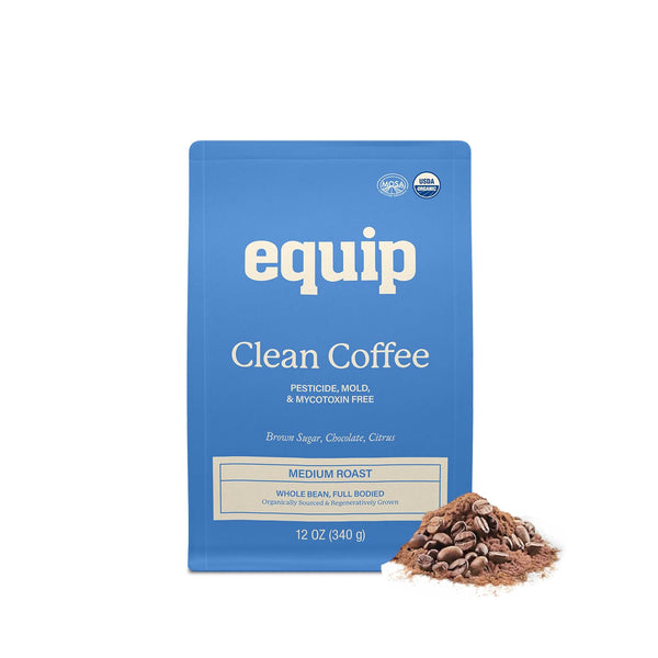 Equip Foods Clean Coffee | Gold Standard, Certified Organic, Fair Trade, Regenerative
