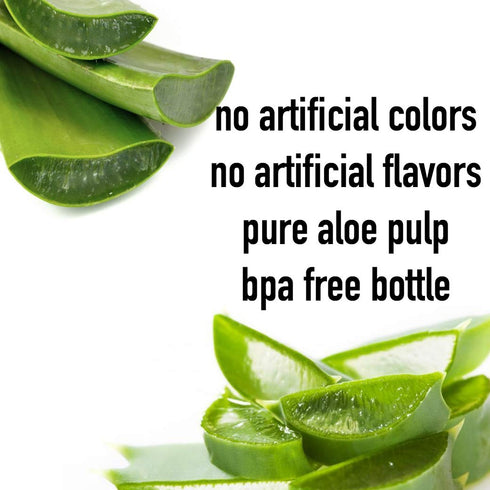 16.9 Oz (Pack 24) Iberia Aloe Vera Drink With Pure Aloe Pulp, Soursop, Fl