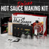 Set, 16+ 4 Gourmet Hot Sauce Making Kit, Unique Gift for Men, Fun DIY Cooking Kit, Make Your Own Hot Sauce Gift Makes