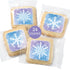 Frozen 24 Pack Snowflake Cookies in Individually Wrapped Snowfake Winter themed Theme Party Favors Bulk for Kids