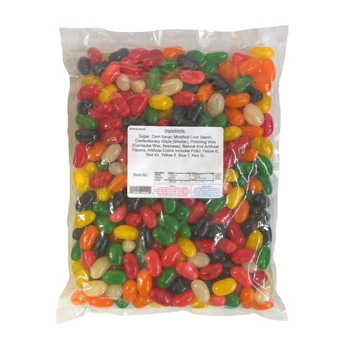 7 4 YANKEETRADERS Jumbo Spiced Jelly Beans, Classic Flavors, Pound Bulk Bag
