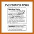 1.8-Ounce (Pack 6) The Spice Hunter Pumpkin Pie Spice Blend, Jars