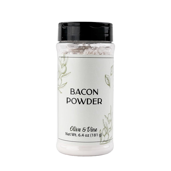 Olive & Vine Bacon Powder, Smoky Flavor, For Seasoning & Cooking, Rich