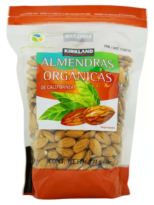 KIRKLAND Signature Organic Almonds, 1.7 Pounds