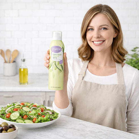 Generic 5 oz Organic Extra Virgin Olive Oil Spray, Cooking Oil Spray for Air Fryer, Salad, Baking, Grilling & Roasting