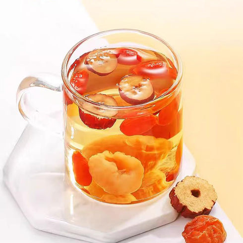 Longan Red Date Goji Tea, 4.58oz Guiyuan Jujube Wolfberry Combination Flower Fruit Teabags
