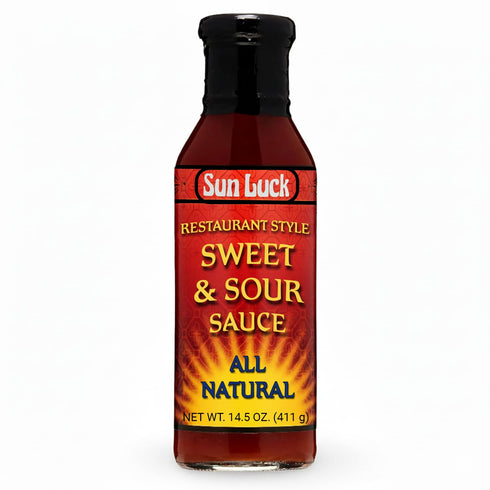 Sun Luck Restaurant Sweet & Sour Sauce 14.5 oz Bottle Classic Sweet-Tangy