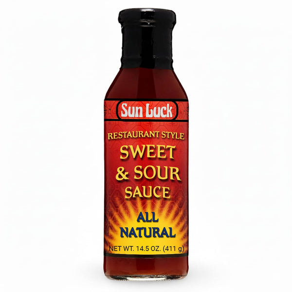 Sun Luck Restaurant Sweet & Sour Sauce 14.5 oz Bottle Classic Sweet-Tangy