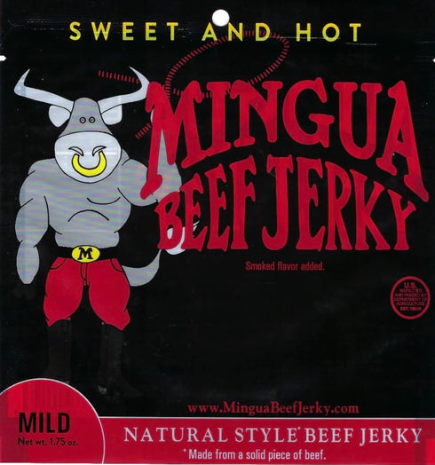 Mingua Beef Jerky (The Original) 1.75 oz Sweet and Hot