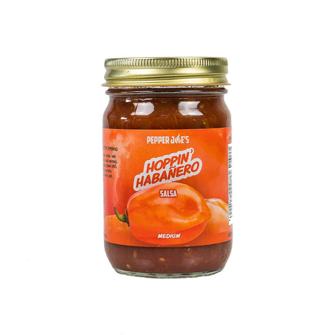 Pepper Joes Fiery Habanero Salsa Gourmet Spicy Roasted Habanero Salsa with Fresh