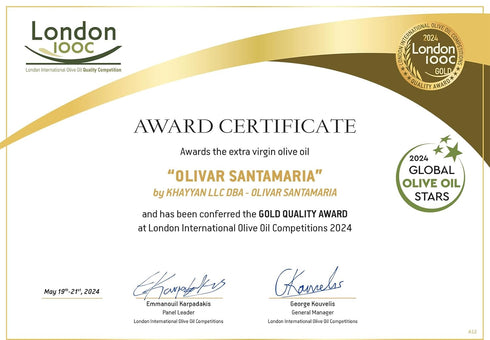 16.9 Oz (500 ml) (Pack 1) Olivar Santamaria | Extra Virgin Olive Oil | Premium Picual Variety Finishing Oil | Award