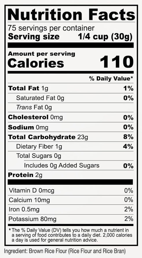 5 lb, Anthony's Brown Rice Flour, Gluten Free, Non GMO, Product of USA, Vegan