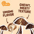 (2.2 Pack 1) Pan's Mushroom Jerky, Organic, Vegan Snacks, Dried Mushrooms Shitake, Plant based Jerky, Meatless Jerky