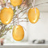 inheming 6 PCS Gold Eggs, Empty Plastic Easter Eggs, Fillable Eggs for Candy, Chocolate, Money and Stuff, Easter Egg