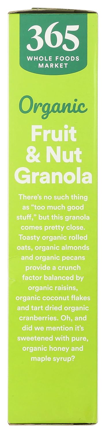 365 17 by Whole Foods Market, Organic Granola Fruit And Nut, Ounce
