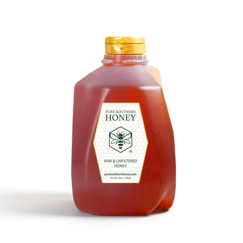 100% (48 Raw & Unfiltered Wildflower Honey - American Made by Pure Southern Honey Ounce)