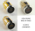 Pack 3 Le Must Organic Mustard Assortment Whole Grain Mustard, Yellow Mustard, Dijon Mustard Mini Jars For Charcuterie