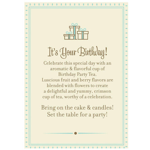 30 Count Harney & Sons Birthday Party Tea, Decaf, Sachets Decaffeinated