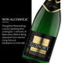 0.0% (750ml, 1 Lussory Premium Sparkling Brut Dealcoholized Non Alcoholic Wine Bubbly From Spain, Low Calories, Low